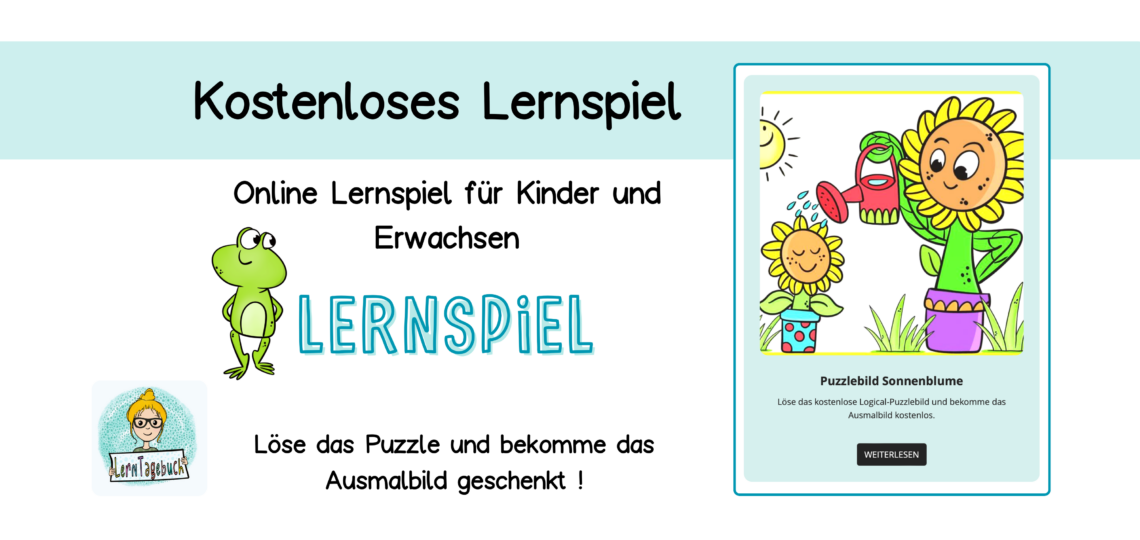 kostenloses online Lernspiel für Kinder im Kindergarten, Vorschule, Grundschule und Förderschule.