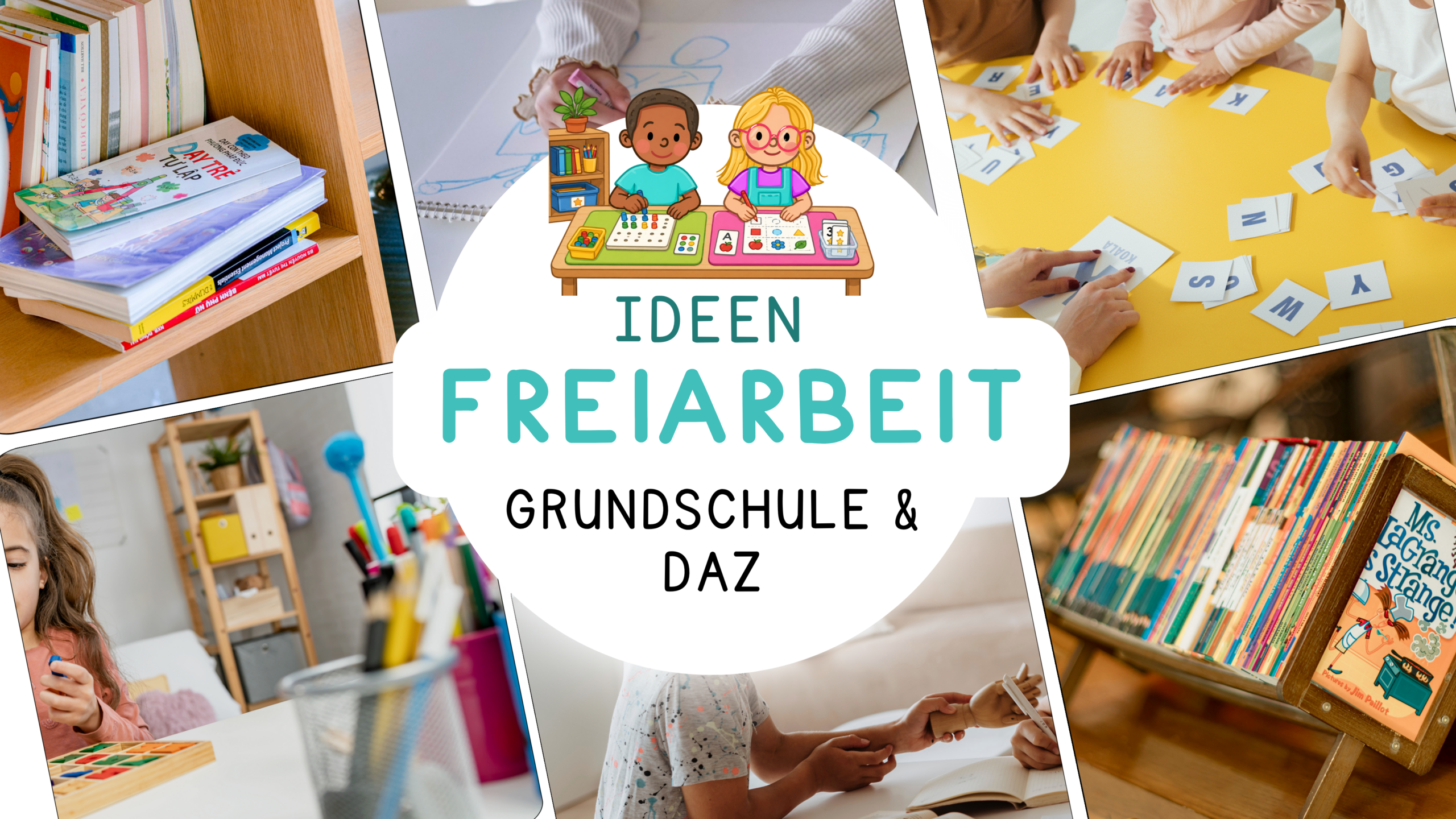 Ideen und Material für die Freiarbeit und Lerntheke in der Grundschule-DaZ-Unterricht